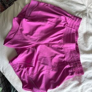 Lululemon Pink 4” shorts